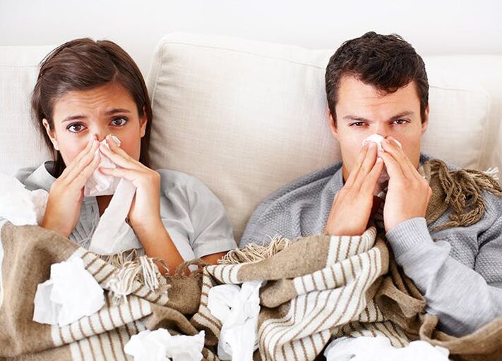 Grippesymptome sind eine Nebenwirkung der Entwurmung des Körpers. 